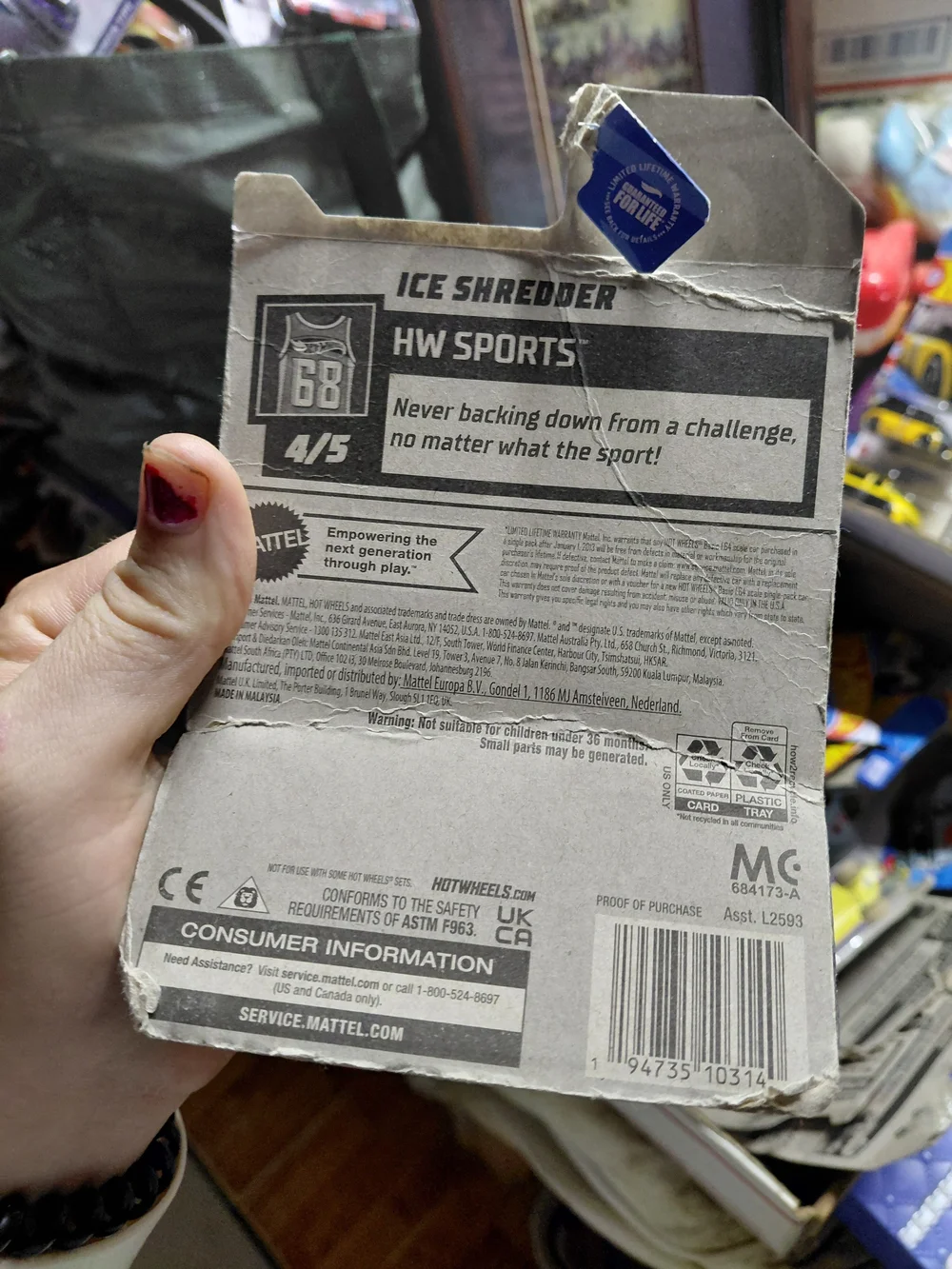 Ice Shredder from the 2023 HW Sports series (collector number 113/250, model cod